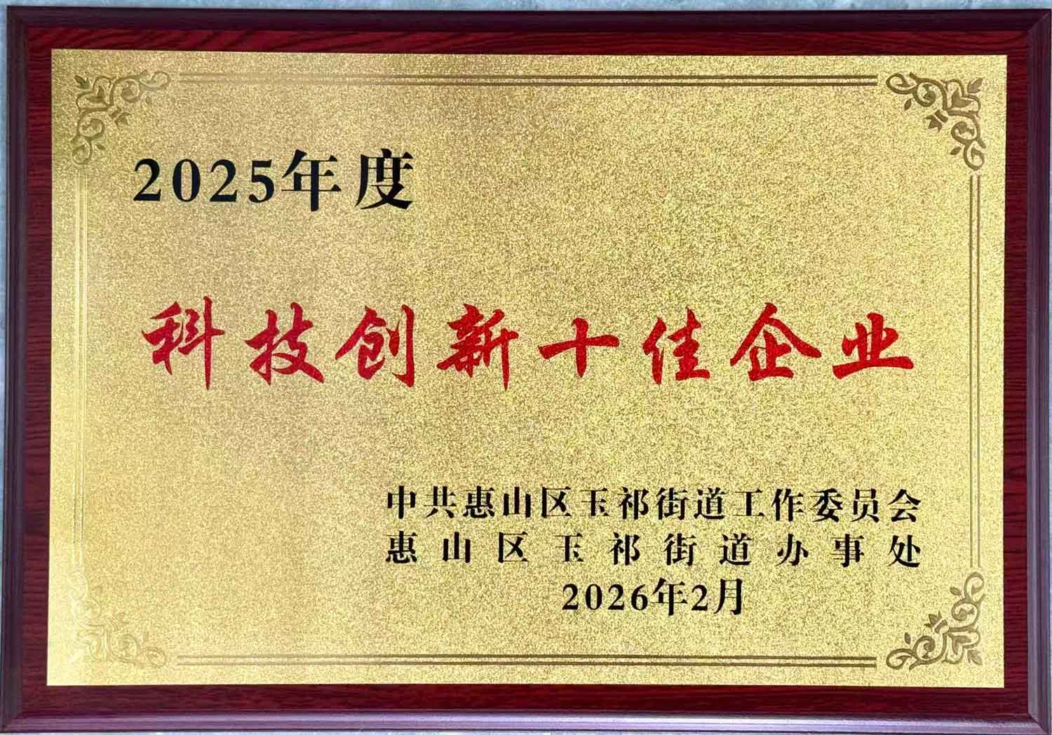 2025年度科技创新十佳企业
